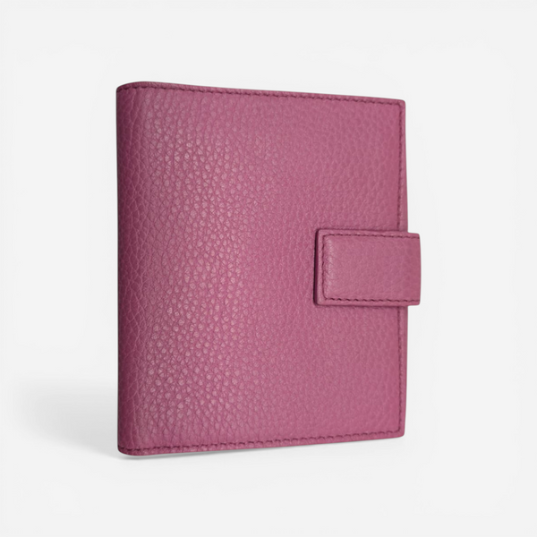 Salvatore Ferragamo Women's 627819 Pink Gancini Bifold Wallet MSRP $617 - THE SOLIST
