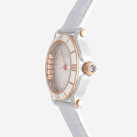 Chopard Happy Sport Stainless Steel & 18K Rose Gold Quartz Ladies Watch 278551-6