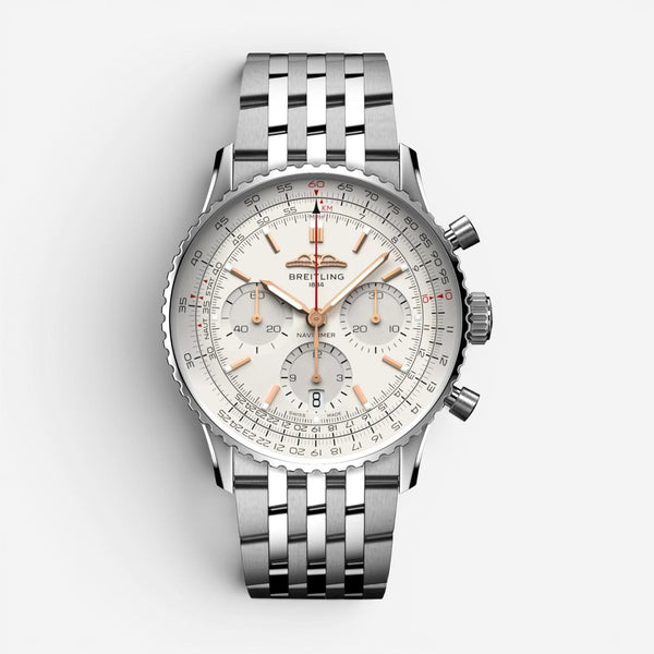 Breitling Navitimer Chronograph Stainless Steel Automatic Men's Watch AB0139211G