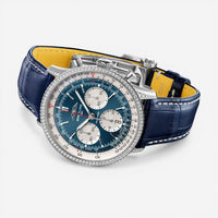 Breitling Navitimer Stainless Steel Diamond Automatic Men's Watch AB0139631C1P1