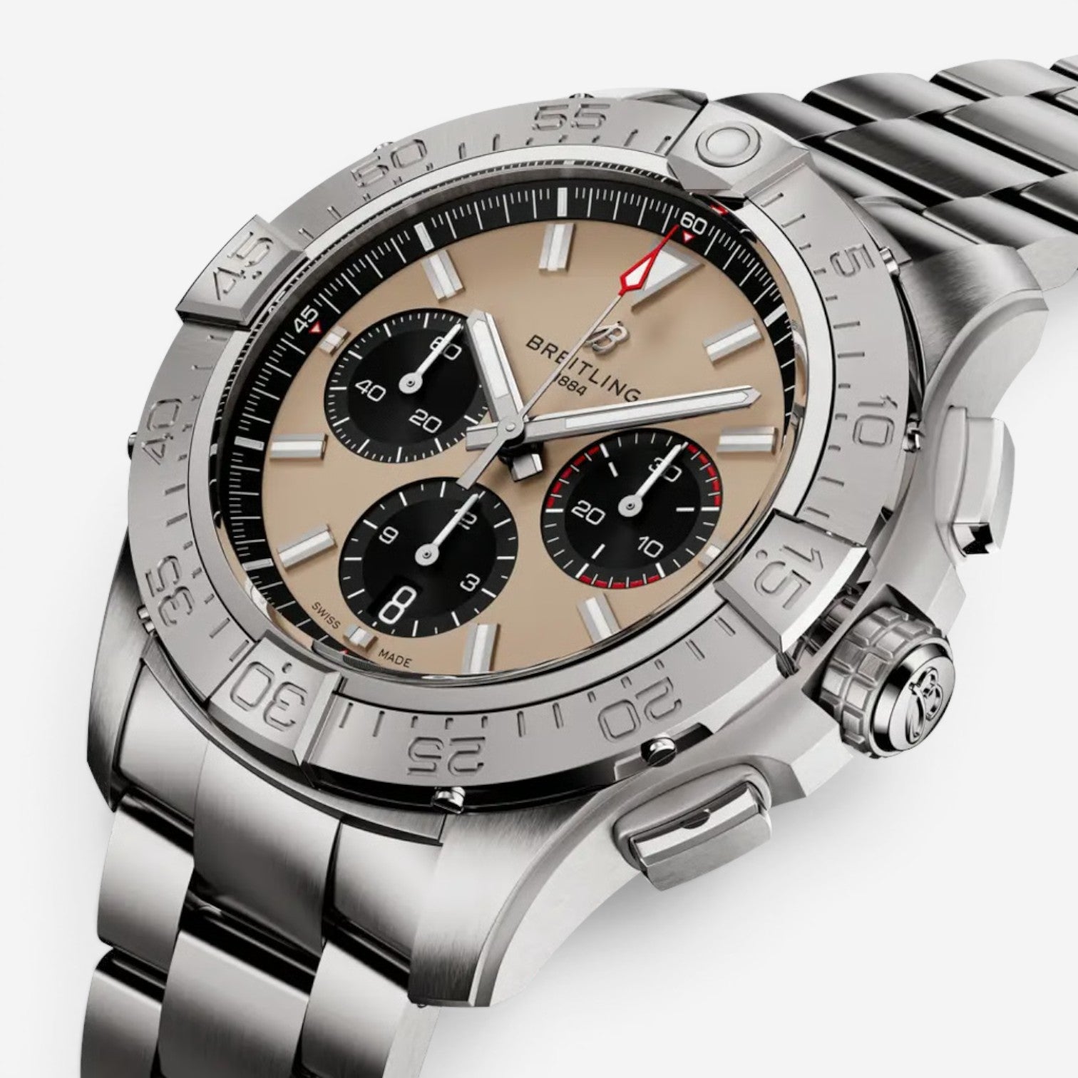 Breitling Avenger B01 Chronograph 44mm Stainless Steel Automatic Men's Watch AB0147101A1A1 - THE SOLIST