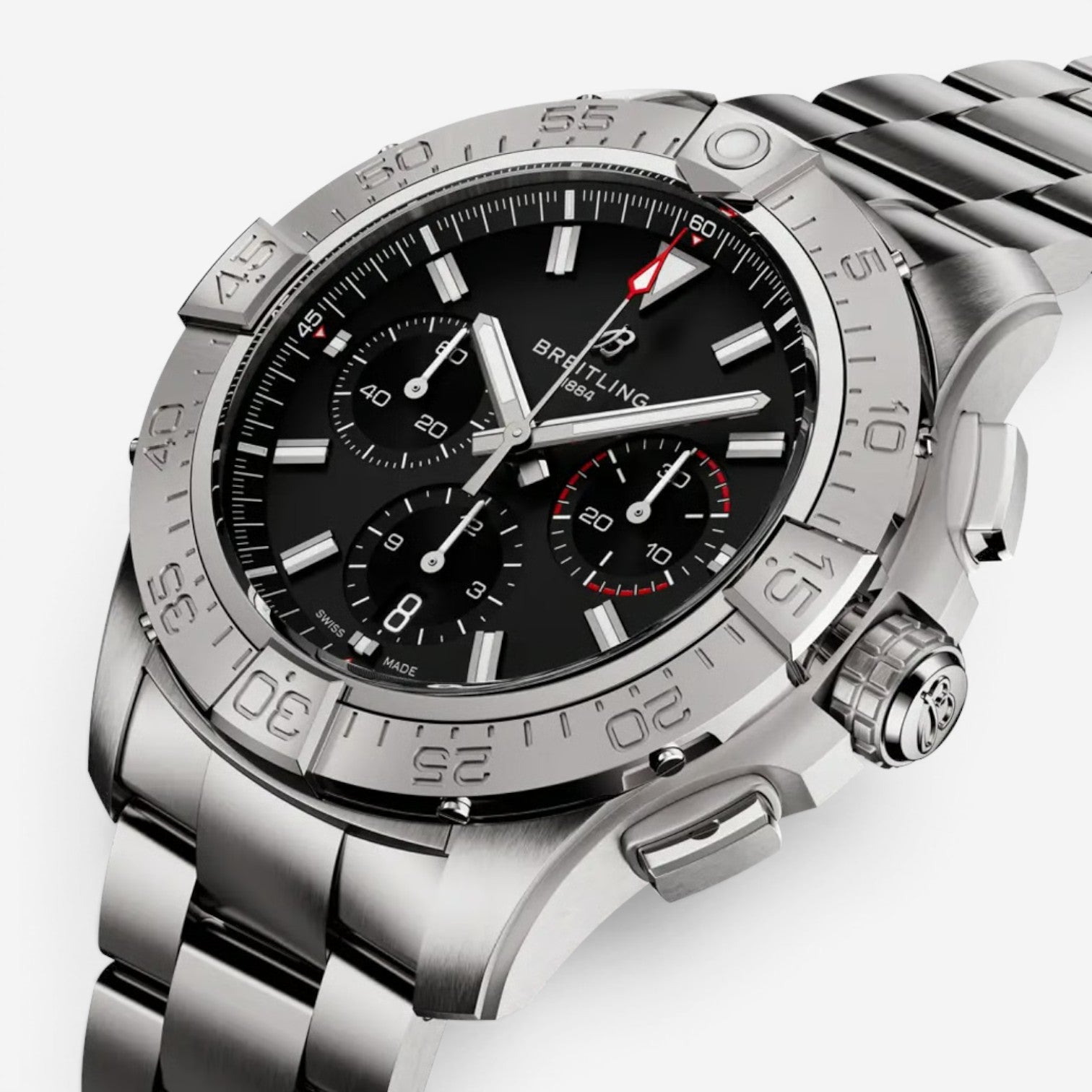 Breitling Avenger B01 Chronograph 44mm Stainless Steel Automatic Men's Watch AB0147101B1A1 - THE SOLIST