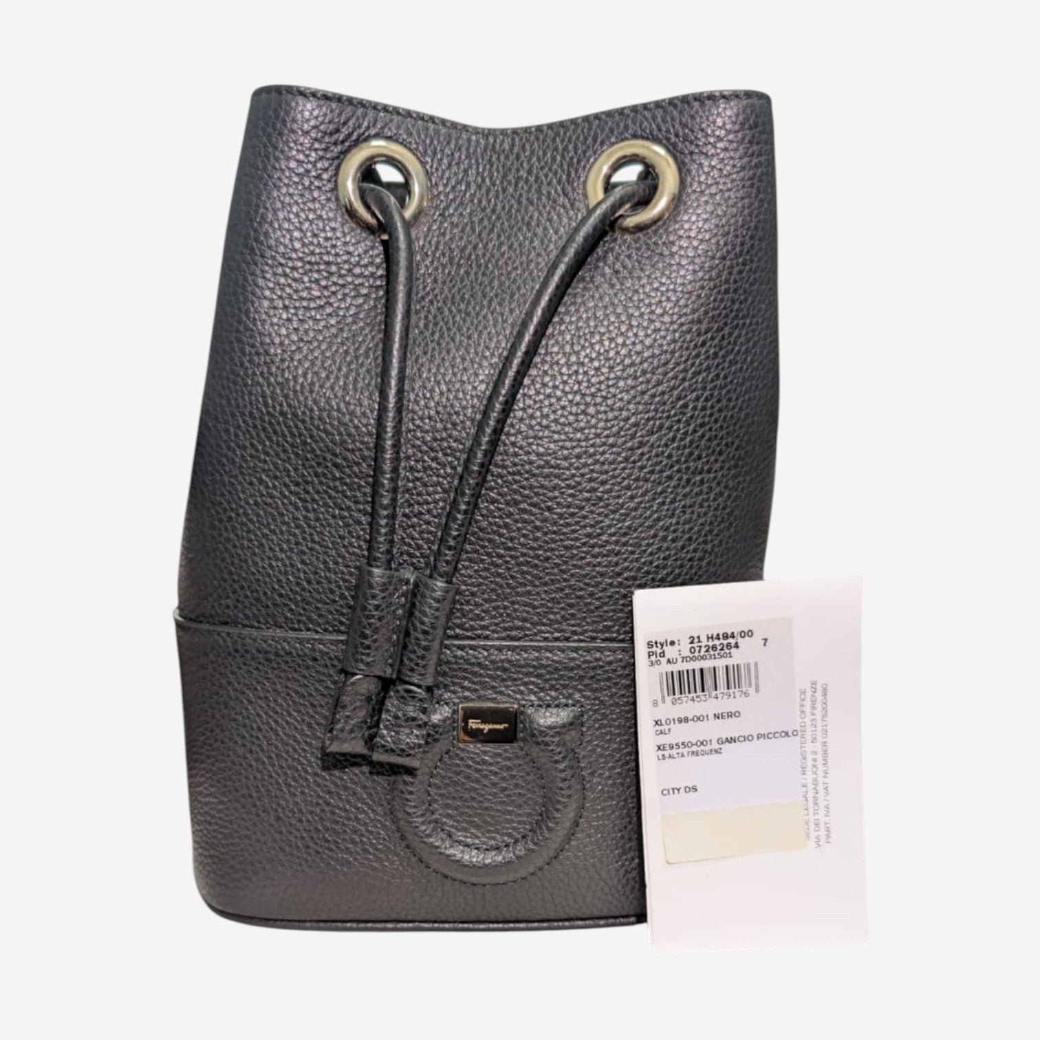 Salvatore Ferragamo City Women's 726264 Black Mini Shoulder Bag MSRP $1490 - THE SOLIST