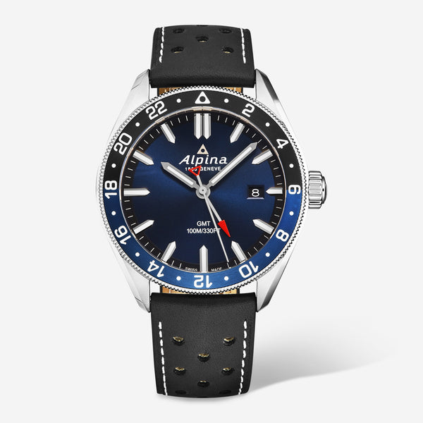 Alpina Alpiner GMT Navy Dial Quartz Men's Watch AL-247NB4E6