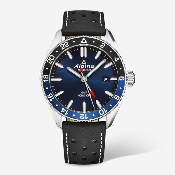 Alpina Alpiner GMT Navy Dial Quartz Men's Watch AL - 247NB4E6 - THE SOLIST - Alpina