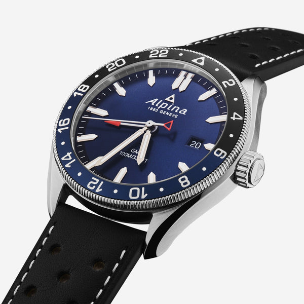 Alpina Alpiner GMT Navy Dial Quartz Men's Watch AL - 247NB4E6 - THE SOLIST - Alpina
