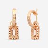 Armenta 14K Rose Gold & Grey Sterling Silver Huggie Earrings 20503 - THE SOLIST - Armenta