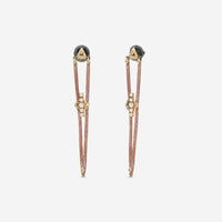 Armenta 14K Rose Gold & Sterling Silver Diamond & Australian Opal Drop Earrings 20750 - THE SOLIST - Armenta