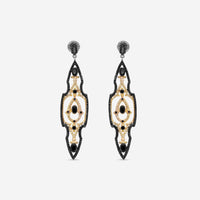 Armenta 14K Rose Gold & Sterling Silver Diamond & Sapphire Drop Earrings 21032 - THE SOLIST - Armenta