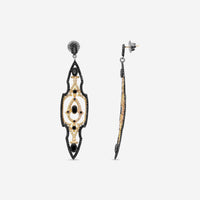 Armenta 14K Rose Gold & Sterling Silver Diamond & Sapphire Drop Earrings 21032 - THE SOLIST - Armenta