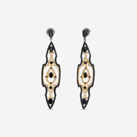 Armenta 14K Rose Gold & Sterling Silver Diamond & Sapphire Drop Earrings 21032 - THE SOLIST - Armenta