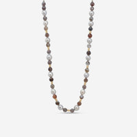 Armenta 18K Yellow Gold, Pearl and Agate Beaded Necklace 20069 - THE SOLIST - Armenta