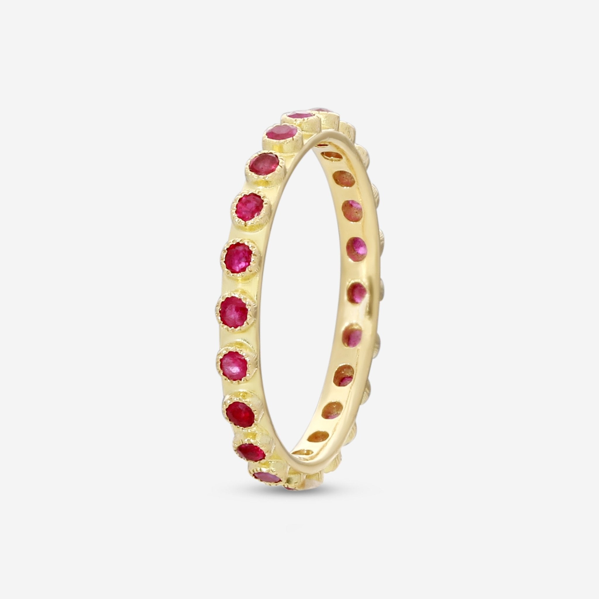 Armenta 18K Yellow Gold Ruby Band Ring Sz. 6.5 20184 - THE SOLIST - Armenta