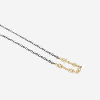 Armenta 18K Yellow Gold, Sterling Silver Pearl & Diamond Scroll Stations Chain Link Necklace 20096 - THE SOLIST - Armenta