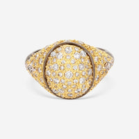 Armenta Old World 18K Yellow Gold & Blackened Sterling Silver Ring 17899 - THE SOLIST - Armenta