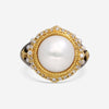 Armenta Old World 18K Yellow Gold & Blackened Sterling Silver Ring 18758 - THE SOLIST - Armenta