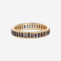 Armenta Sueno 18K Yellow Gold Channel - Set Blue Sapphire Band Ring Sz 6.5 18202 - THE SOLIST - Armenta