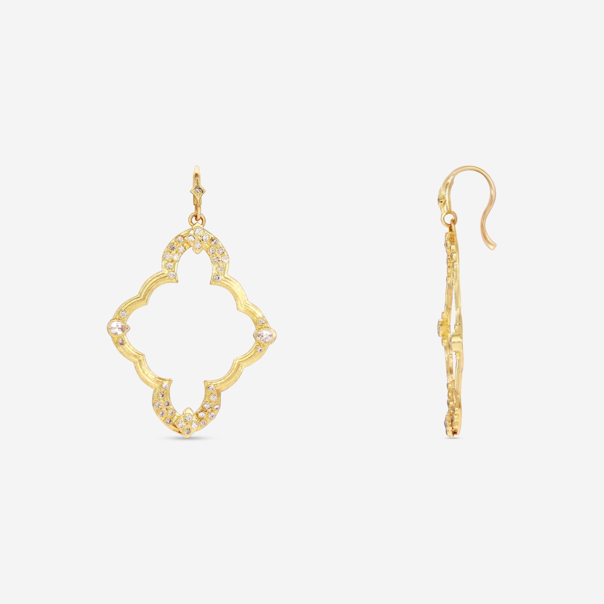 Armenta Sueno 18K Yellow Gold Multistone Dulcinea Drop Earrings 17105 - THE SOLIST - Armenta