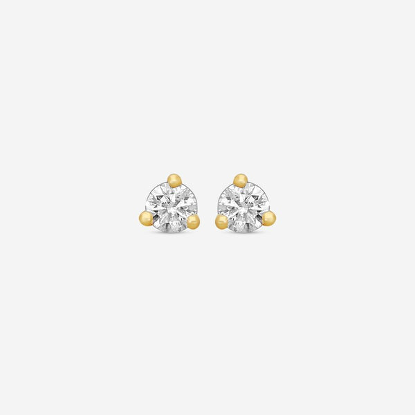 Ina Mar 14K Yellow Gold Diamond 0.20 ct. Martini Stud Earrings ST1001D-FY-020F - THE SOLIST