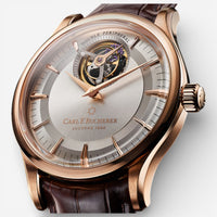 Carl F. Bucherer Heritage Tourbillon Double Peripheral 18K Rose Gold LE Automatic Men's Watch 00.10802.03.13.01