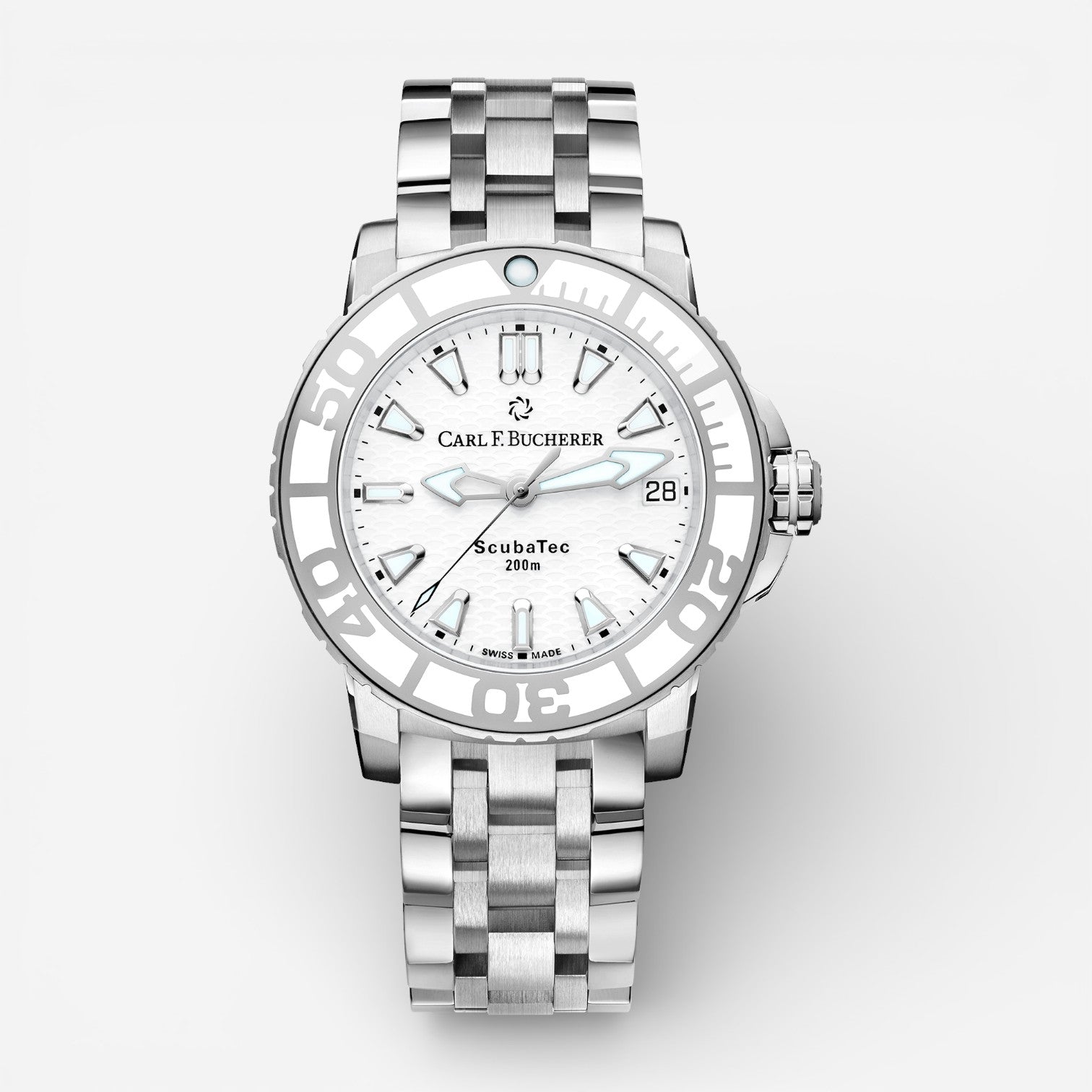 Carl F. Bucherer Patravi ScubaTec Stainless Steel Automatic Ladies Watch 00.10634.23.23.21
