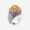 Konstantino Dome Sterling Silver & 18K Yellow Gold Corundum Ring Sz. 6 DKJ977-538-S6 - THE SOLIST