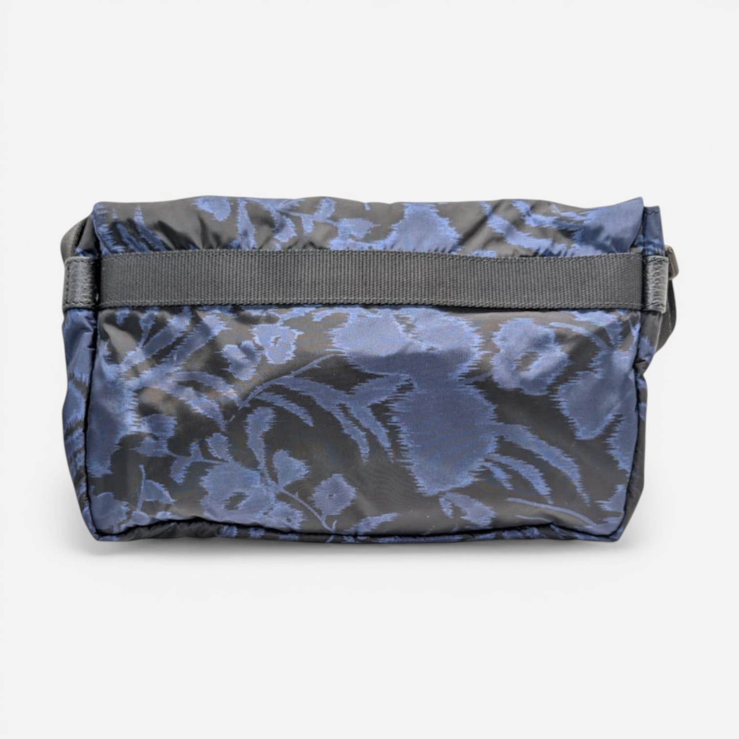 Salvatore Ferragamo Nylon Men's 726383 Black/Blue Messenger Bag MSRP $995 - THE SOLIST