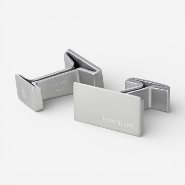 Montblanc 114760 Men's Stainless Steal Rectangular Cufflinks MSRP $335 - THE SOLIST