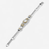 Konstantino Sterling Silver & 18K Yellow Gold Multi-Gemstone Bracelet BKJ700-630 - THE SOLIST