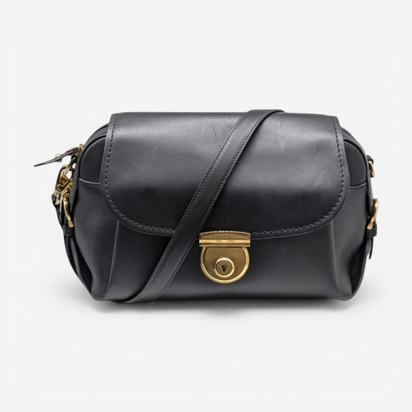 Salvatore Ferragamo Gancio 588521 Black Crossbody Bag MSRP $1825 - THE SOLIST