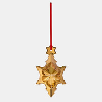 Baccarat Crystal Noel 2017 Annual Gold Snowflake Ornament 2811538 - THE SOLIST - Baccarat