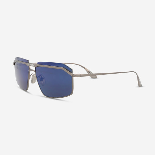 Balenciaga Rectangular Metal Men’s Sunglasses BB0139S - THE SOLIST - Balenciaga