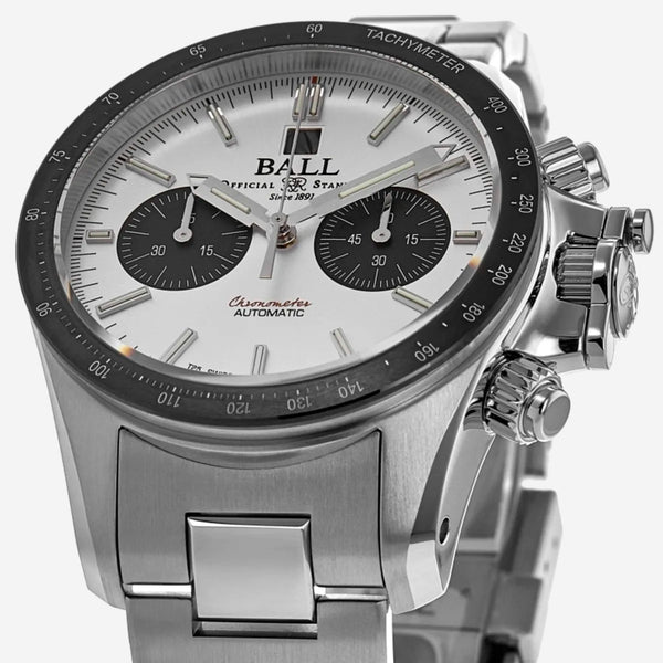 Ball Engineer Hydrocarbon Racer Chronograph Stainless Steel Men's Watch CM2198C - S1CJ - SL - THE SOLIST - Ball