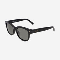Bally Men's H - Shiny Black & Smoke Square Sunglasses BY0033 - H - THE SOLIST - Bally