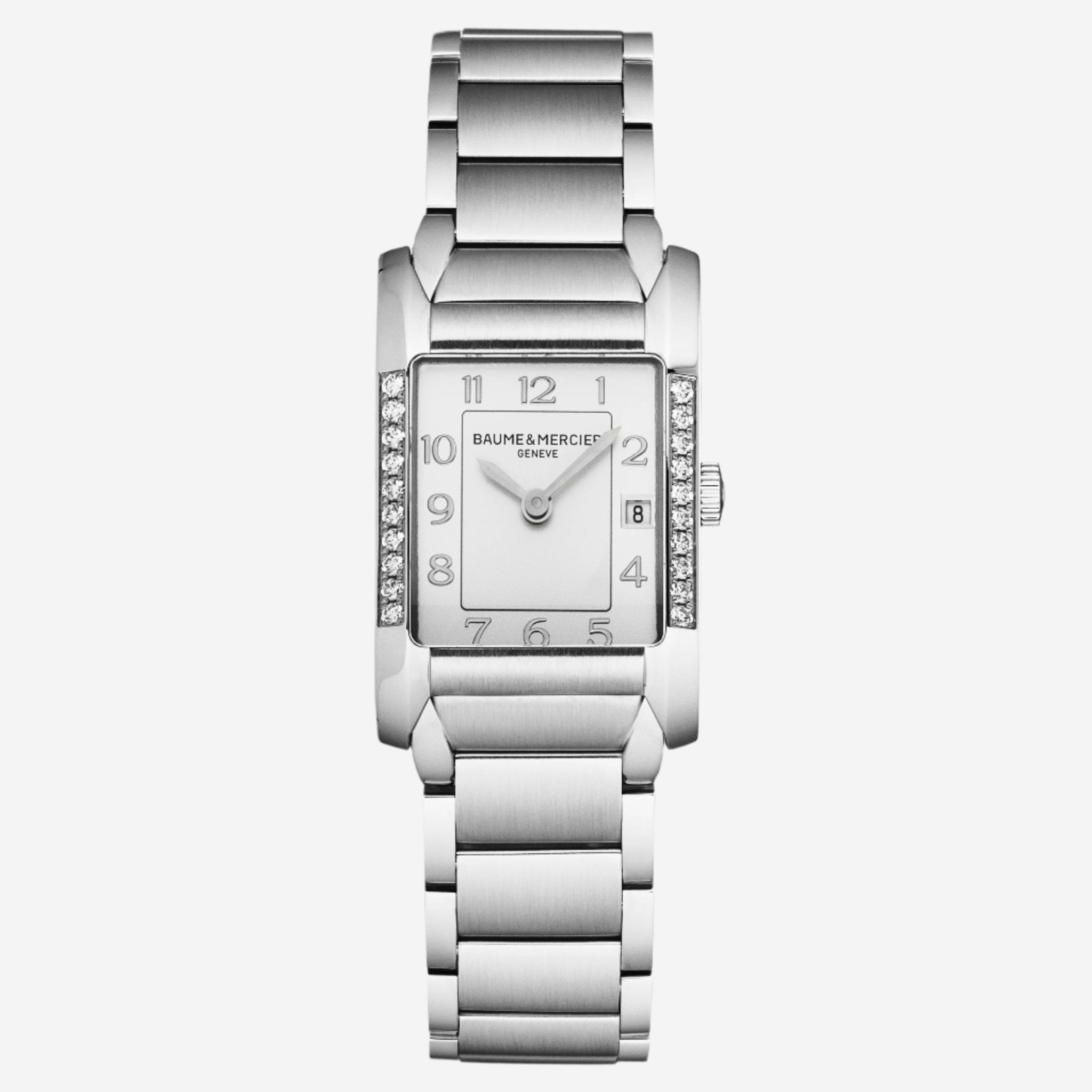 Baume & Mercier Hampton 22mm Stainless Steel Quartz Ladies Watch 10051 - THE SOLIST - Baume & Mercier