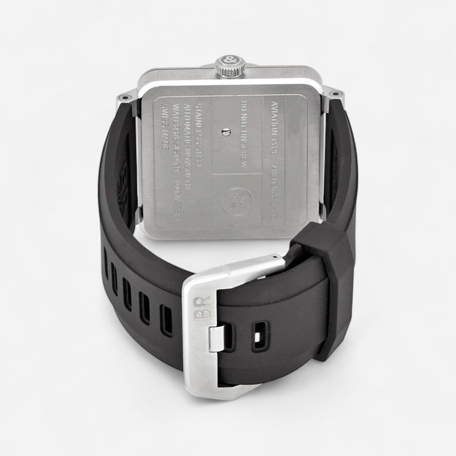 Bell & Ross Br 03-92 Black Stainless Steel Automatic Men's Watch BR0392-BLC-ST