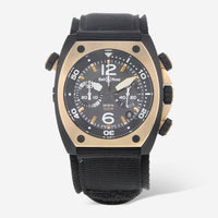 Bell & Ross Marine PVD Black Steel Chronograph Automatic Men's Watch BR02 - CHR - BICOLOR - THE SOLIST - Bell & Ross