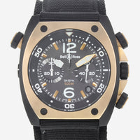 Bell & Ross Marine PVD Black Steel Chronograph Automatic Men's Watch BR02 - CHR - BICOLOR - THE SOLIST - Bell & Ross