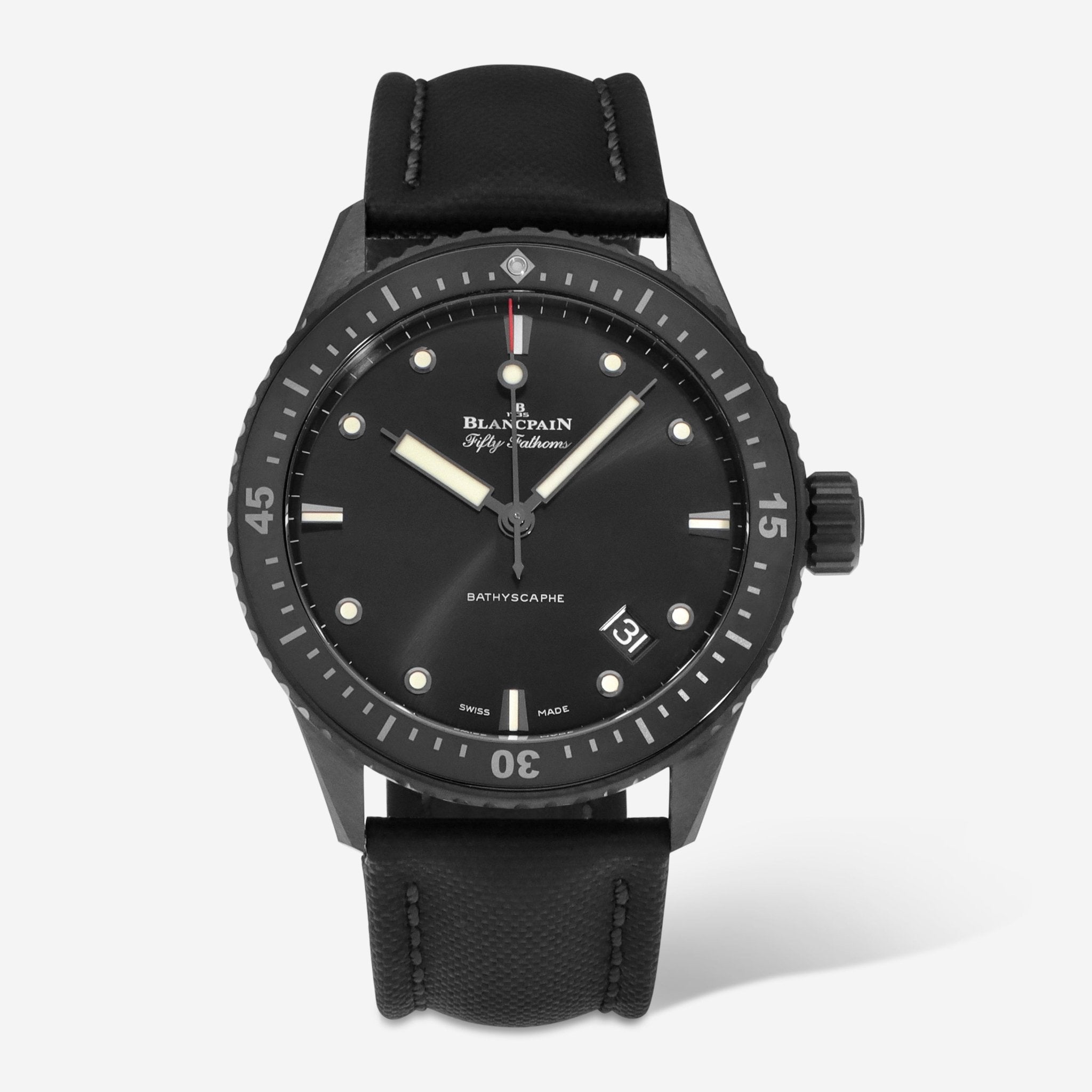 Blancpain Bathyscaphe Ceramic Automatic Men's Watch 50000130B52A - THE SOLIST - Blancpain