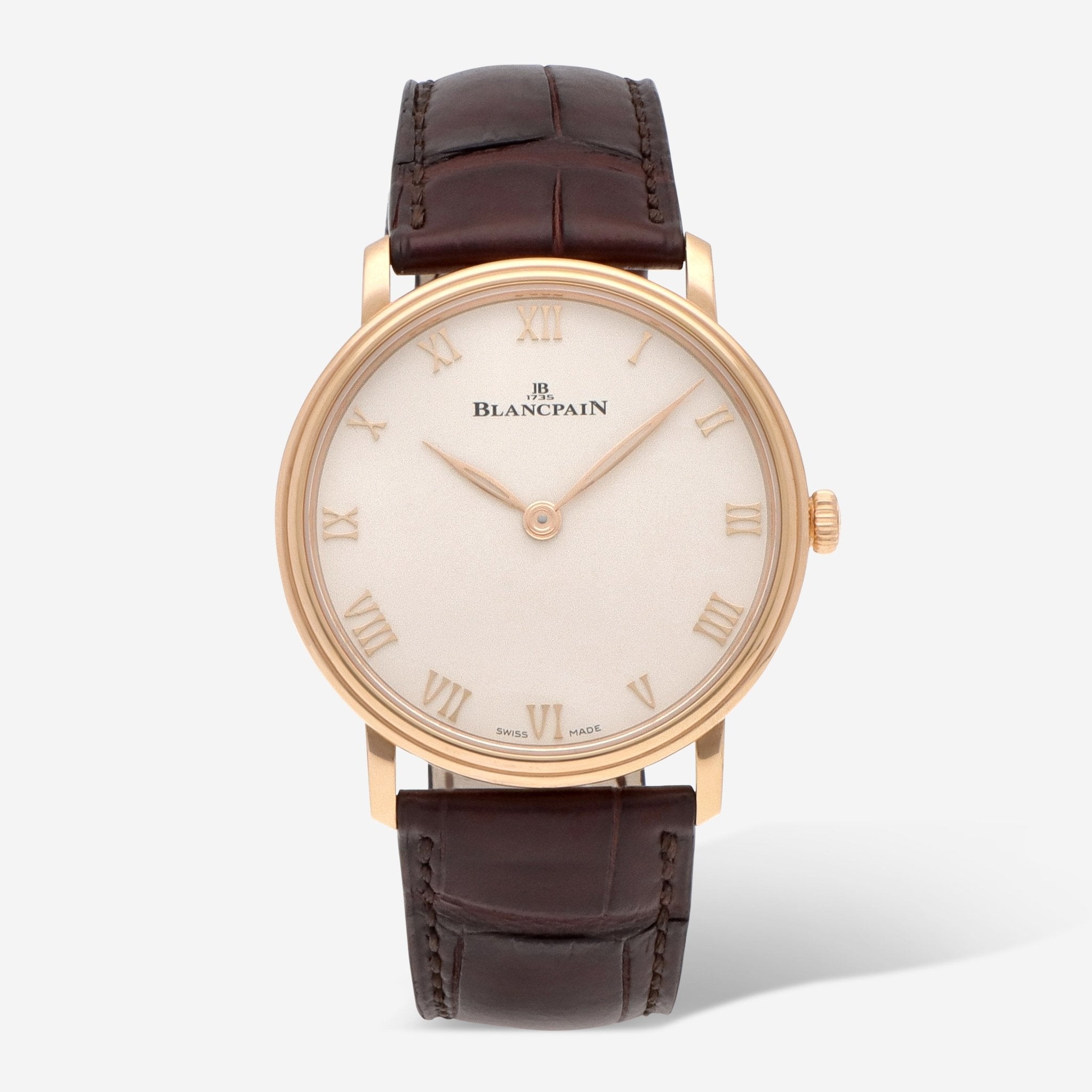 Blancpain Villeret Ultraplate 18K Rose Gold Automatic Men's Watch 6605 - 3642 - 55A - THE SOLIST - Blancpain