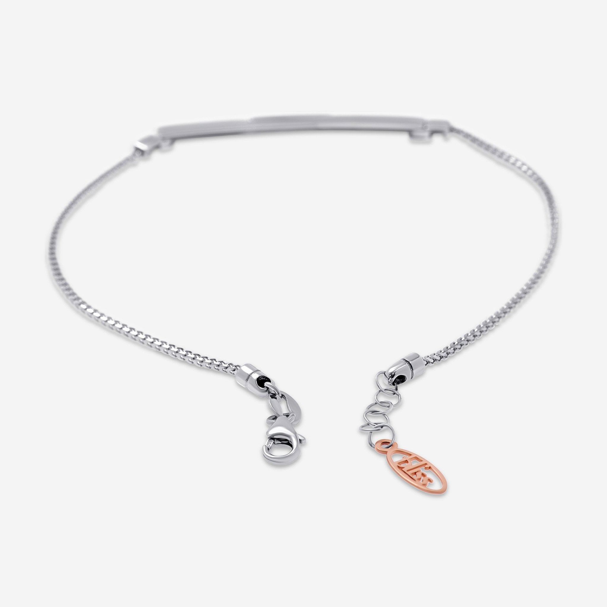 Bliss By Damiani 18K White and Rose Gold Diamond Chain Bracelet 20087756 - THE SOLIST - Bliss By Damiani