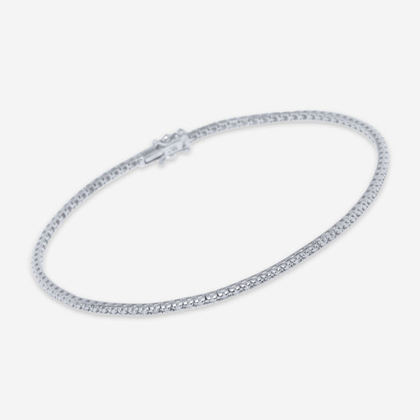 Bliss By Damiani 18K White Gold, Diamond 0.30ct. tw. Tennis Bracelet 20082023 - THE SOLIST - Bliss By Damiani