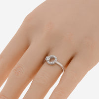 Bliss By Damiani 18K White Gold, Diamond Center Design Ring Sz 6.25 20089418 - THE SOLIST - Bliss By Damiani