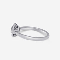 Bliss By Damiani 18K White Gold, Diamond Flower Band Ring Sz 6.5 20070942 - THE SOLIST - Bliss By Damiani