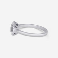 Bliss By Damiani 18K White Gold, Diamond Flower Band Ring Sz 6.5 20070943 - THE SOLIST - Bliss By Damiani