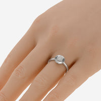 Bliss By Damiani 18K White Gold, Diamond Flower Band Ring Sz 6.5 20070943 - THE SOLIST - Bliss By Damiani