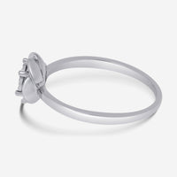 Bliss By Damiani 18K White Gold, Diamond Fower Band Ring Sz 6.25 20088258 - THE SOLIST - Bliss By Damiani