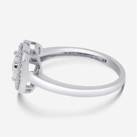 Bliss By Damiani 18K White Gold, Diamond Heart Band Ring Sz 6.5 20087973 - THE SOLIST - Bliss By Damiani