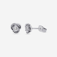 Bliss By Damiani 18K White Gold Diamond Stud Earrings 20087746 - THE SOLIST - Bliss By Damiani