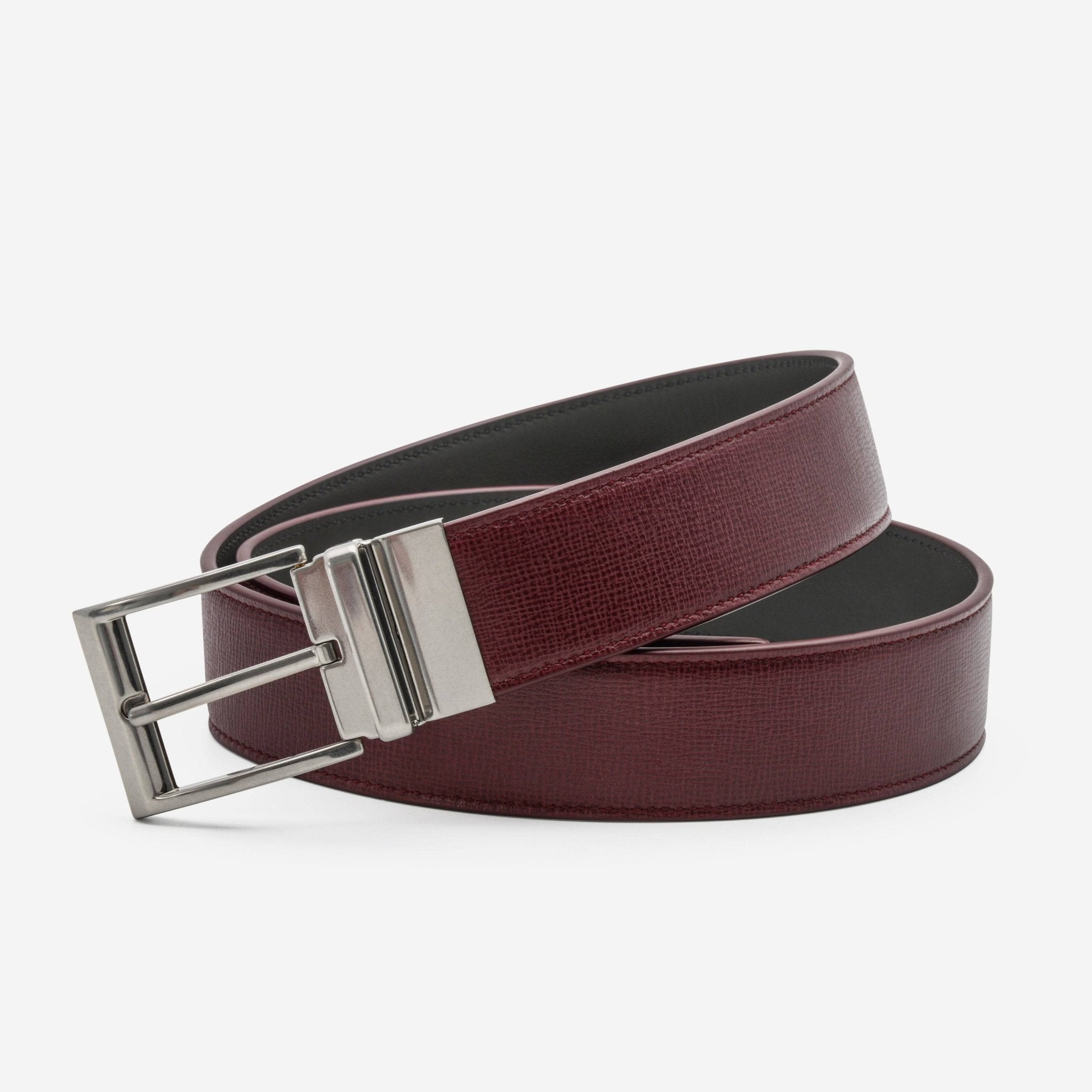 Bottega Veneta Maroon Leather Belt 609189 - VMA85 - 6018 - 1 - THE SOLIST - Bottega Veneta